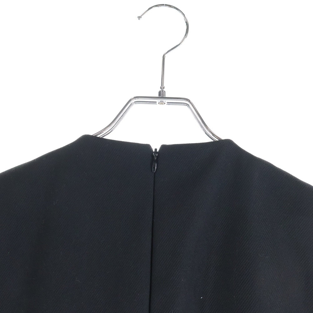 RED VALENTINO(レッド ヴァレンティノ) ハートポケット ノースリーブ ツイル ドレス ワンピース ブラック SR3VAH151Y1 レディース