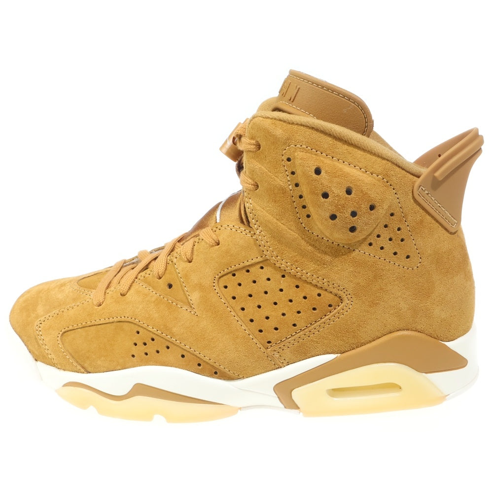NIKE(ナイキ) AIR JORDAN 6 RETRO WHEAT エアジョーダン6 レトロ ウィート ハイカットスニーカー ブラウン US9/27cm 384664-705