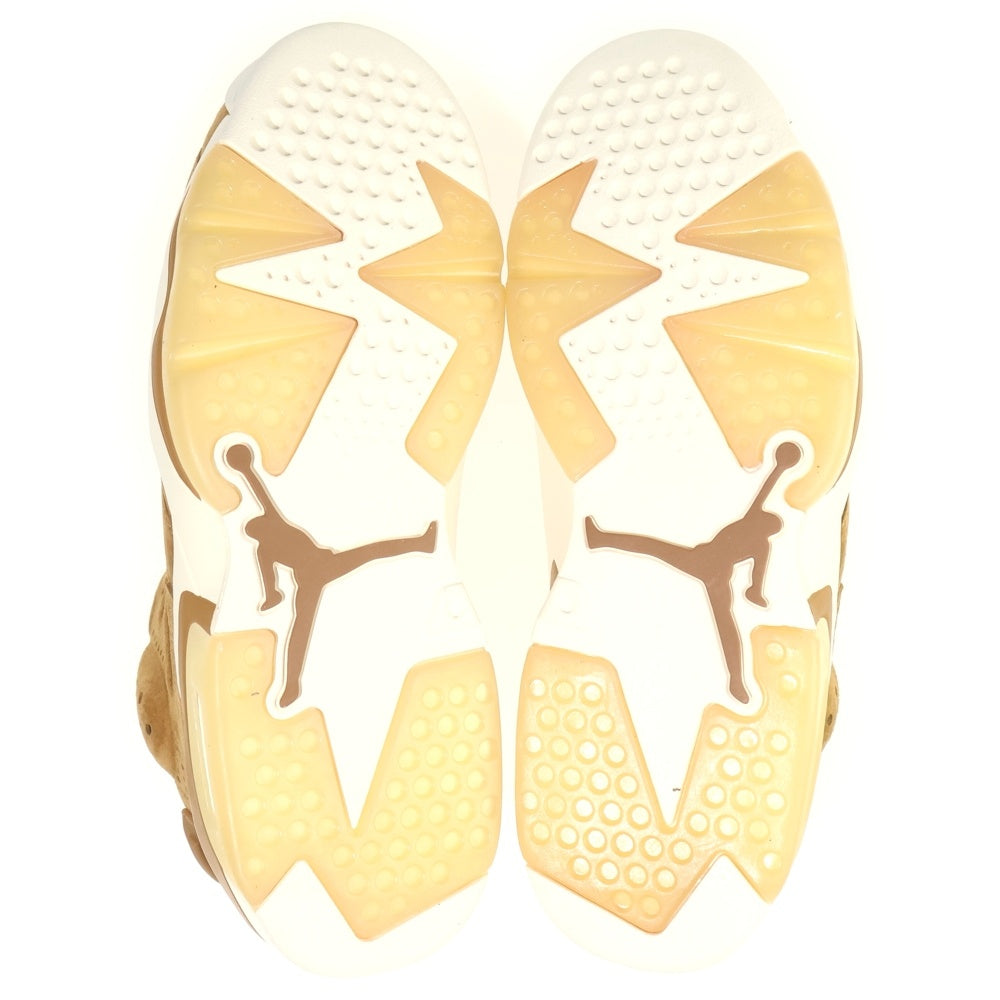 NIKE(ナイキ) AIR JORDAN 6 RETRO WHEAT エアジョーダン6 レトロ ウィート ハイカットスニーカー ブラウン US9/27cm 384664-705