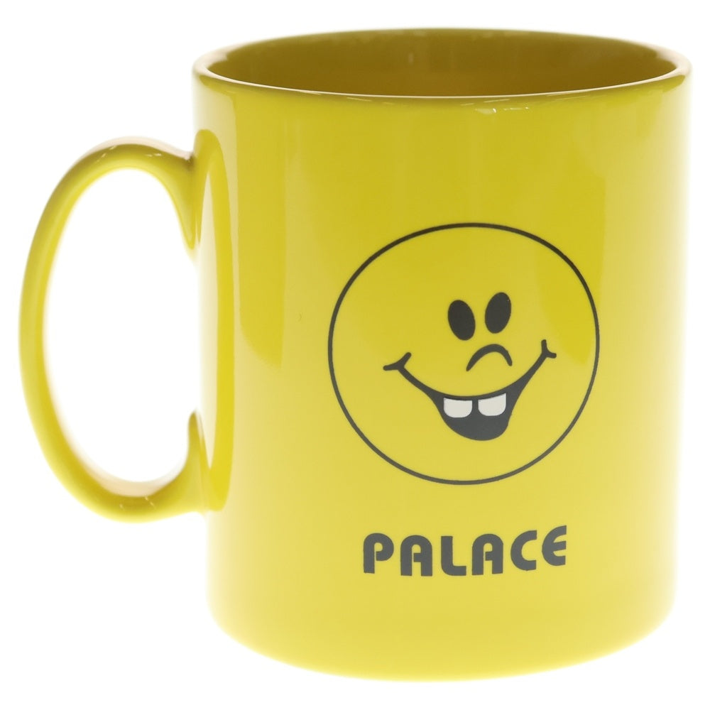 Palace Skateboards(パレススケートボーズ) 18AW Smiley Mug スマイリー マグカップ コップ 陶器 イエロー ■