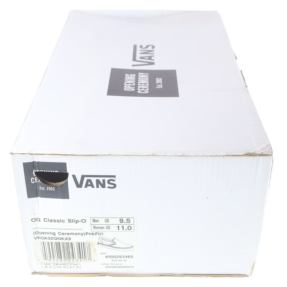 VANS(ヴァンズ) ×Opening Ceremony Volt OG Classic Slip-On PnkFlrl ボルト OG クラシック スリッポン ピンクフローラル ローカットスニーカー VN0A32QNKX9