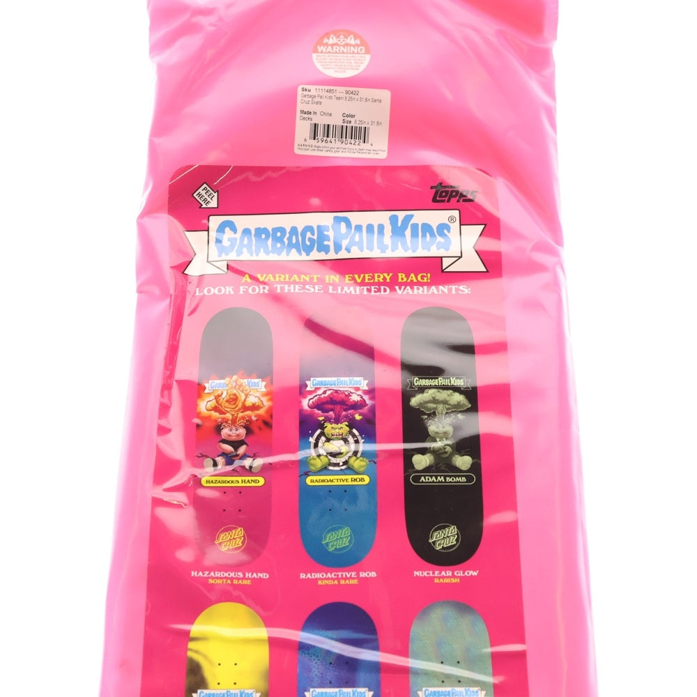 SANTA CRUZ(サンタクルーズ) × Garbage Pail Kids Skateboard Deck ガーベッジ・ペール・キッズ ブラインドバック ランダム スケートボード デッキ マルチ