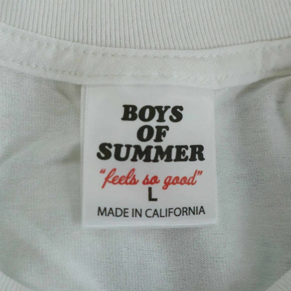 BOYS OF SUMMER(ボーイズオブサマー) × Weirdo Dave Fuck This Life L/S Tee ウィアード・デイヴ ファックディスライフ グラフィックフォトプリント クルーネック ロングスリーブ 長袖Tシャツ