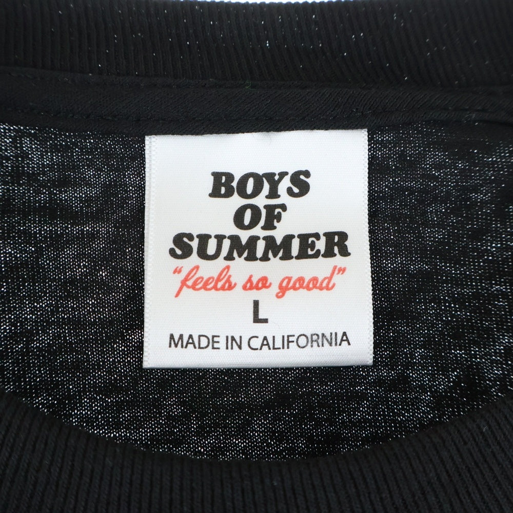 BOYS OF SUMMER(ボーイズオブサマー) × Weirdo Dave Fuck This Life L/S Tee ウィアード・デイヴ ファックディスライフ グラフィックフォトプリント クルーネック ロングスリーブ 長袖Tシャツ