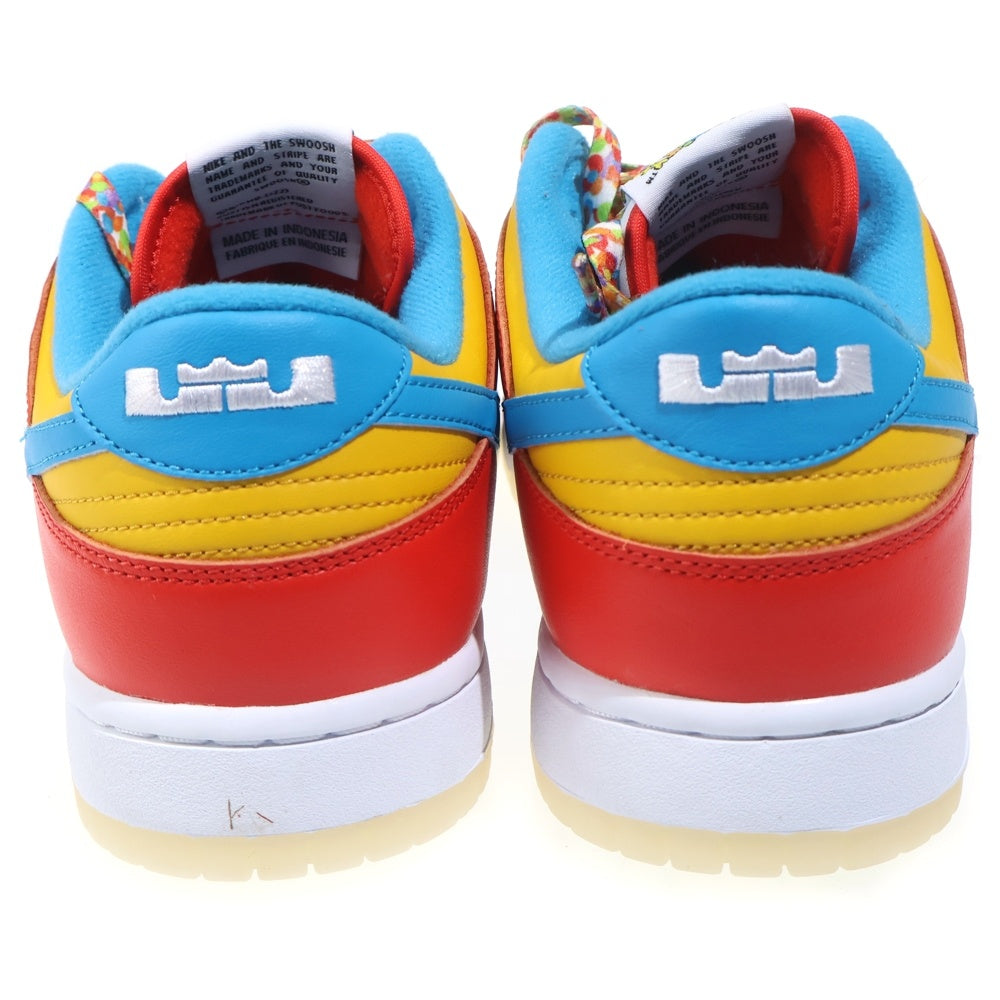NIKE(ナイキ) ×FRUITY PEBBLES DUNK LOW QS LEBRON ×フルーティーペブルス ダンクロー レブロンジェームズ ローカットスニーカー マルチ US10/28cm DH8009-600