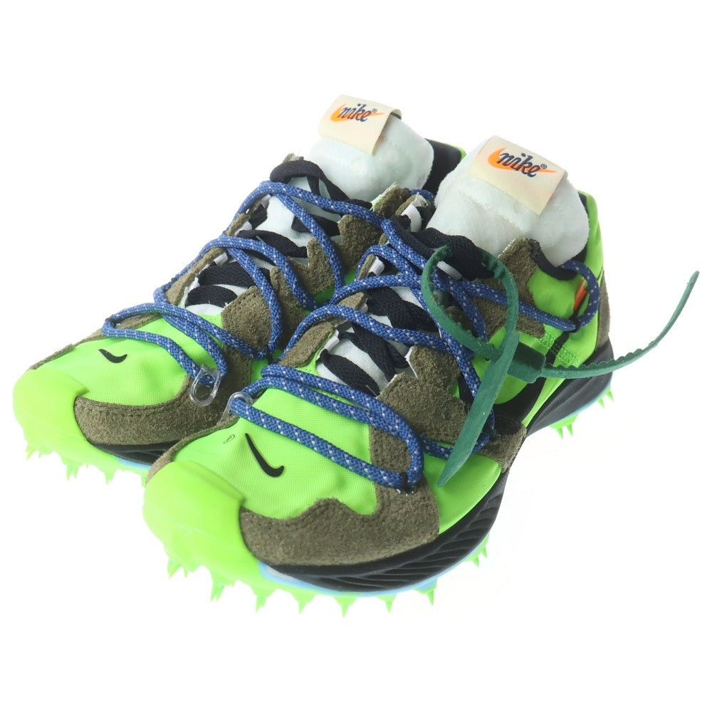 NIKE(ナイキ) ×OFF-WHITE WMNS AIR ZOOM TERRA KIGER 5 オフホワイト ウィメンズ テラ カイガー ローカットスニーカー グリーン US7/24cm CD8179-300 レディース