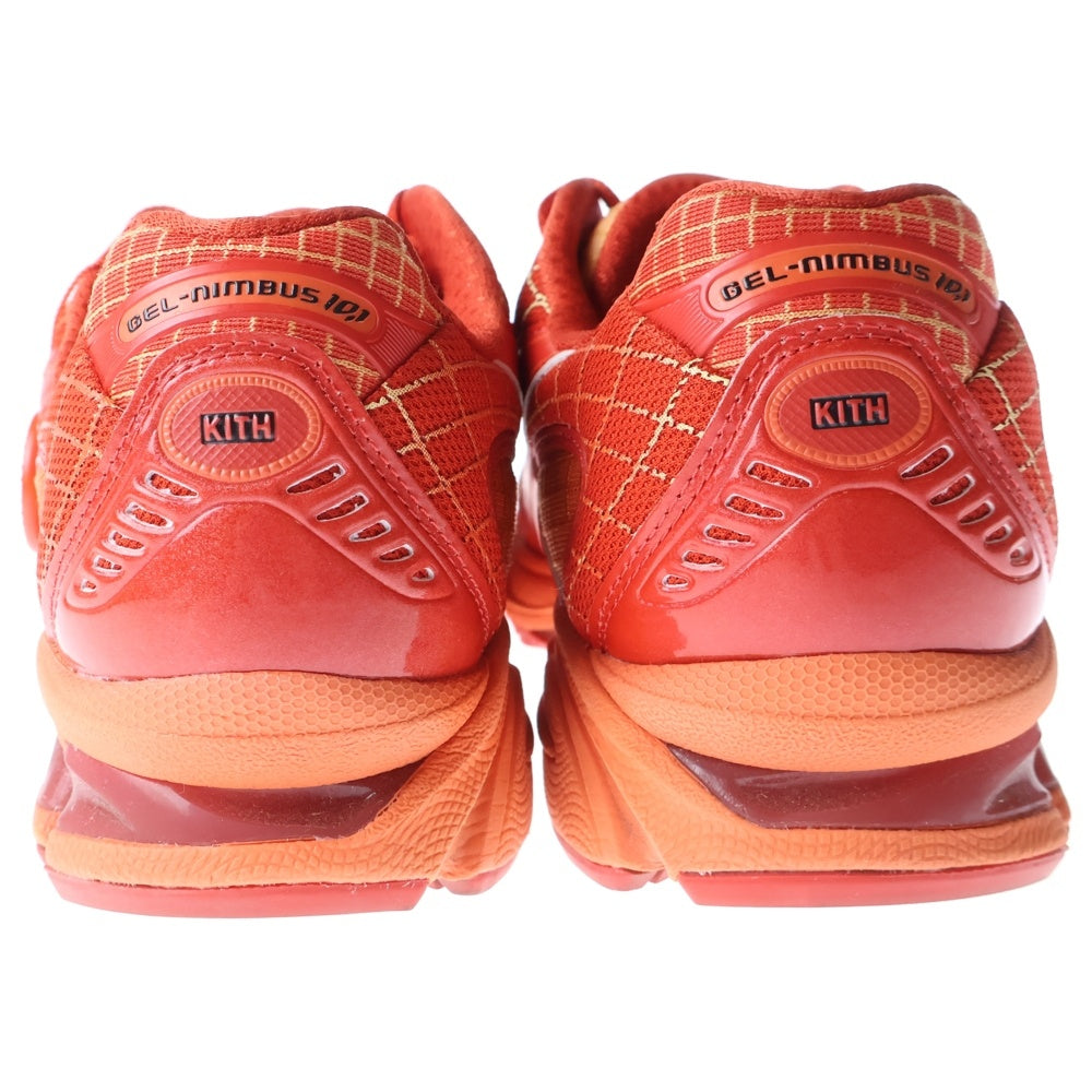 ASICS(アシックス) ×KITH ×Marvel ×Capcom GEL-NIMBUS 10.1 キス マーベル カプコン ゲルニンバス10.1 ローカットスニーカー オレンジ US9/27.0cm 1203B014