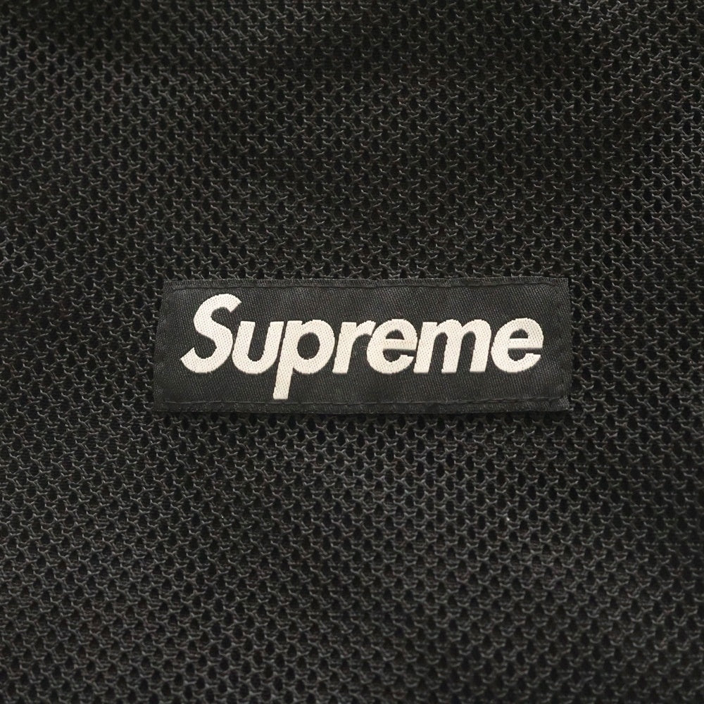 SUPREME(シュプリーム) 15SS Mesh Back Pack フロントメッシュ バックロゴプリント バックパック ブラック