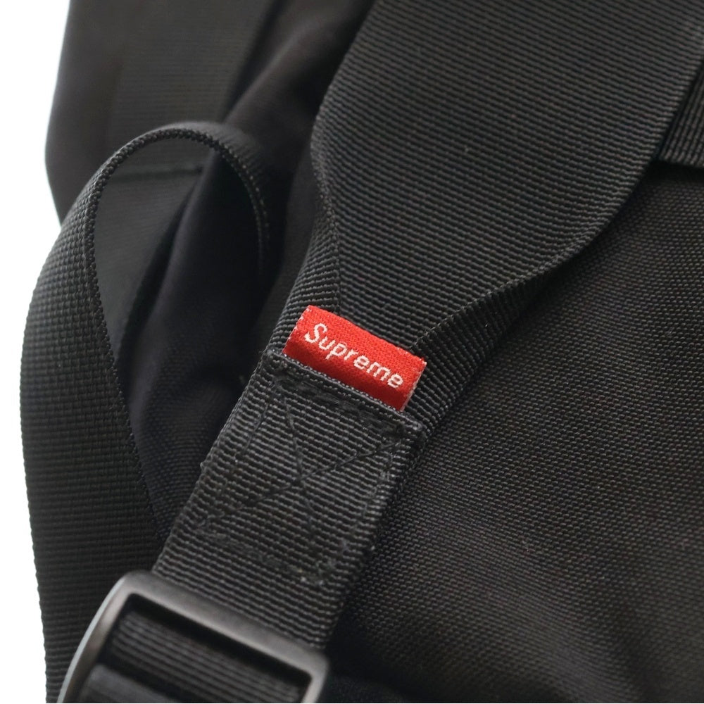 SUPREME(シュプリーム) 15SS Mesh Back Pack フロントメッシュ バックロゴプリント バックパック ブラック