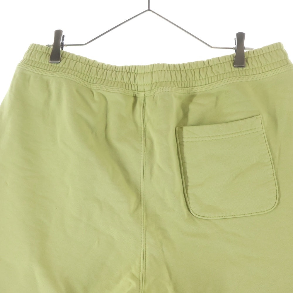 STUSSY(ステューシー) Stock Logo Shorts ストックロゴ スウェット ショーツ ライムグリーン