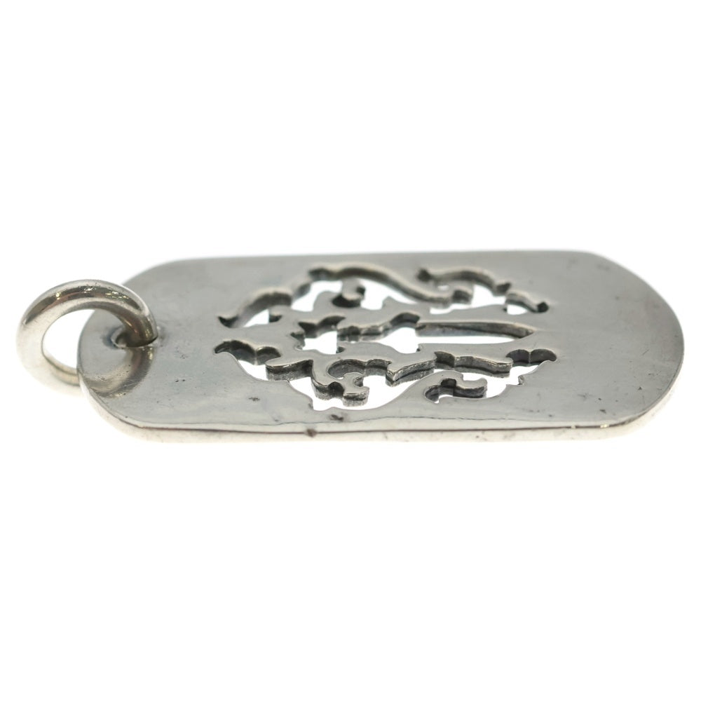 CHROME HEARTS(クロムハーツ) D TAG LRG DAGGER OLD ヴァインダガーカットアウトドッグタグ ラージ ペンダントトップ シルバー BCA240