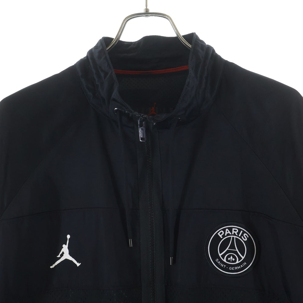 NIKE(ナイキ) パリサンジェルマン ロゴワッペン ジップアップジャケット BQ8369-010 ブラック