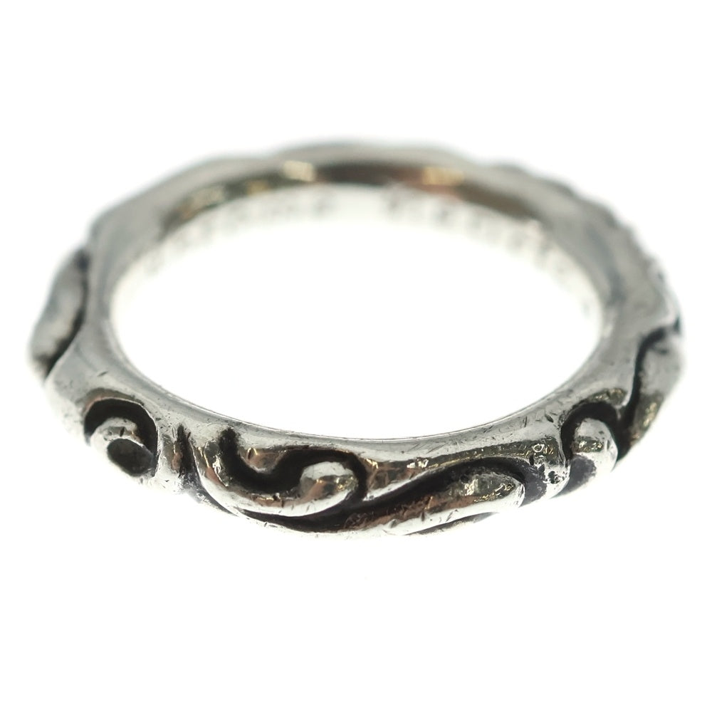 CHROME HEARTS(クロムハーツ) SCRL BAND スクロールバンド リング シルバー BCA351