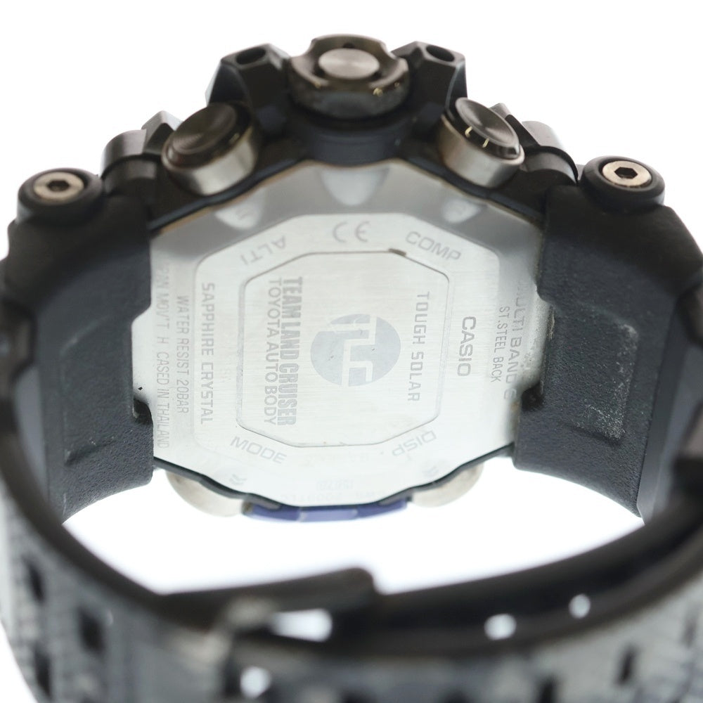 CASIO G-SHOCK(カシオ ジーショック) × TEAM LAND CRUISER TOYOTA AUTO BODY MUDMASTER チーム ランドクルーザー マッドマスター 電波ソーラー アナデジ 腕時計 ブラック GWG-2000TLC-1AJR