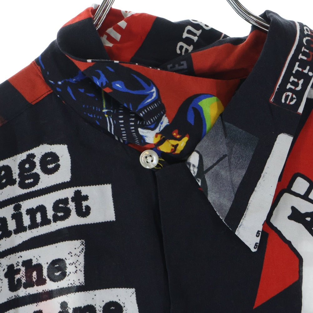 WACKO MARIA(ワコマリア) 20SS × Rage Against The Machine レイジ・アゲインスト・ザ・マシン オープンカラー 半袖シャツ アロハシャツ マルチ