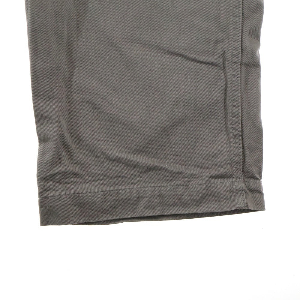 HUMAN MADE(ヒューマンメイド) 22SS Military Chino Pants ロゴエンブロイダリー ミリタリー チノパンツ カーゴパンツ グレー