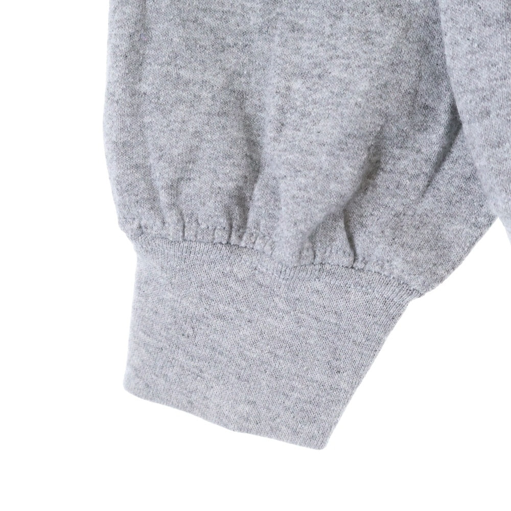 VANS(ヴァンズ) 23SS × STANDARD CALIFORNIA LOGO CREW SWEAT スタンダードカリフォルニア ロゴプリント クルーネック 裏起毛 スウェットトレーナー グレー 122C1040728
