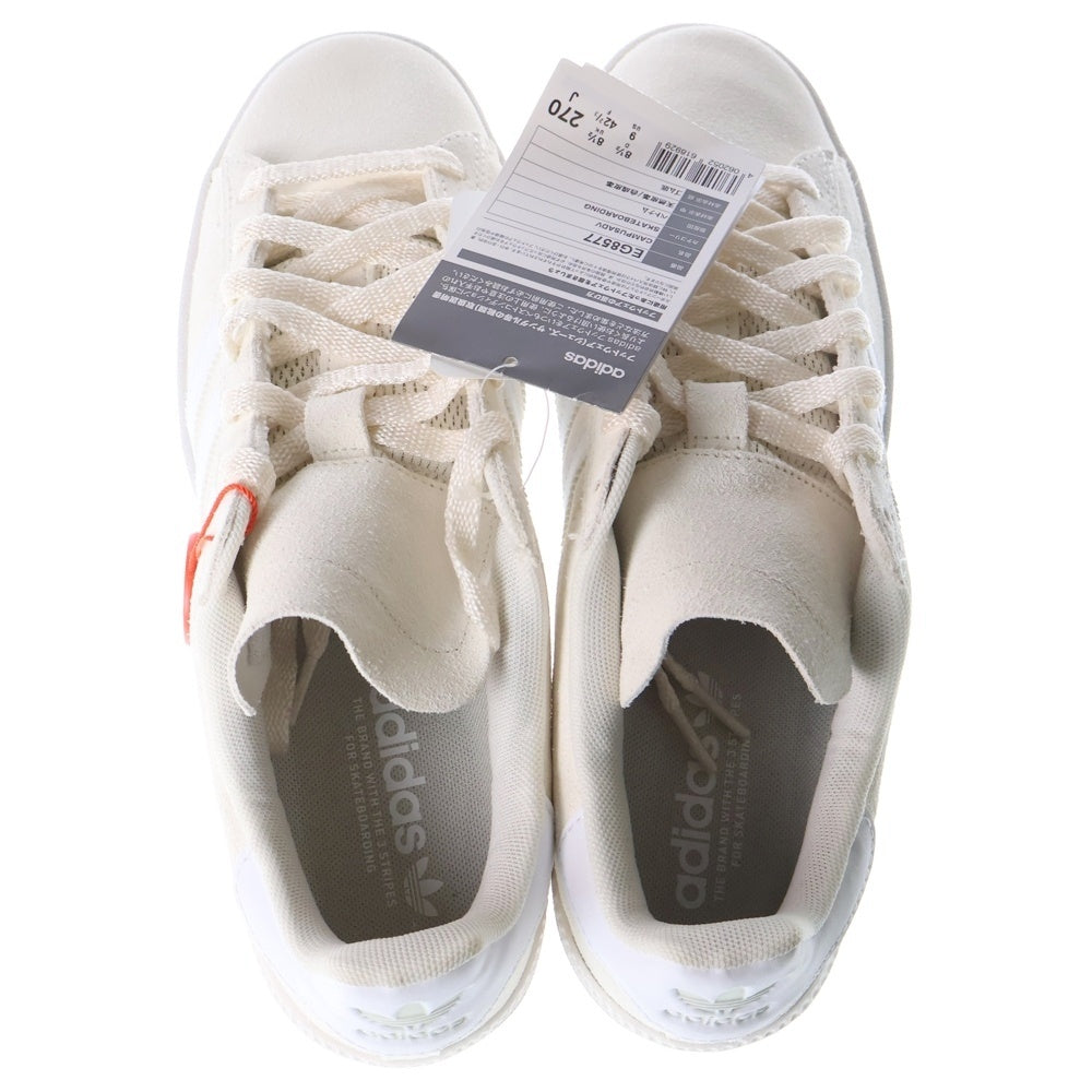 adidas(アディダス) CAMPUS ADV キャンパス スエード ローカットスニーカー ホワイト US9/27cm EG8577