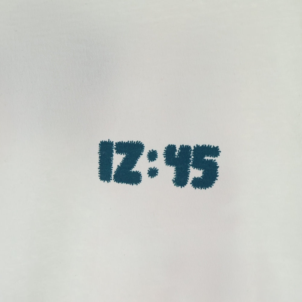 NO BRAND(ノーブランド) NUMBERS edition ナンバーズ エディション 12:45 SWIRL L/S Tee エリックコストン グラフィックプリント クルーネック ロングスリーブ 長袖Tシャツ 15503