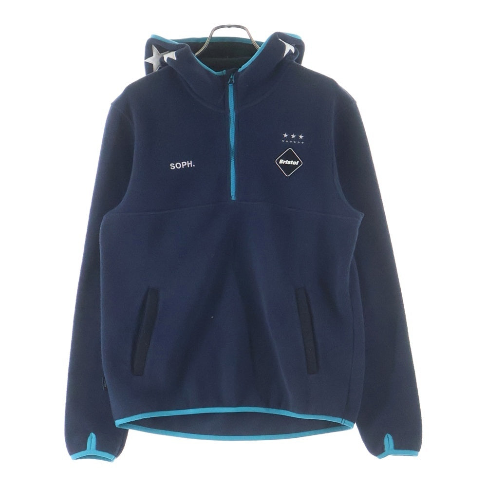 F.C.R.B.(エフシーアールビー) POLARTEC FLEECE HALF ZIP STAR HOODY ポーラテック フリース ハーフジップ スター フーディー パーカー FCRB-167021