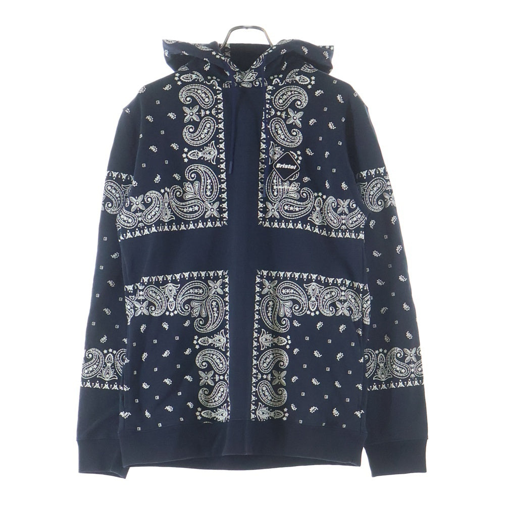 F.C.R.B./F.C.Real Bristol/FCRB(エフシーアールビー/エフシーレアルブリストル) 26SS BANDANA SWEAT HOODIE バンダナ スウェット フーディー プルオーバーパーカー ネイビー FCRB-260041