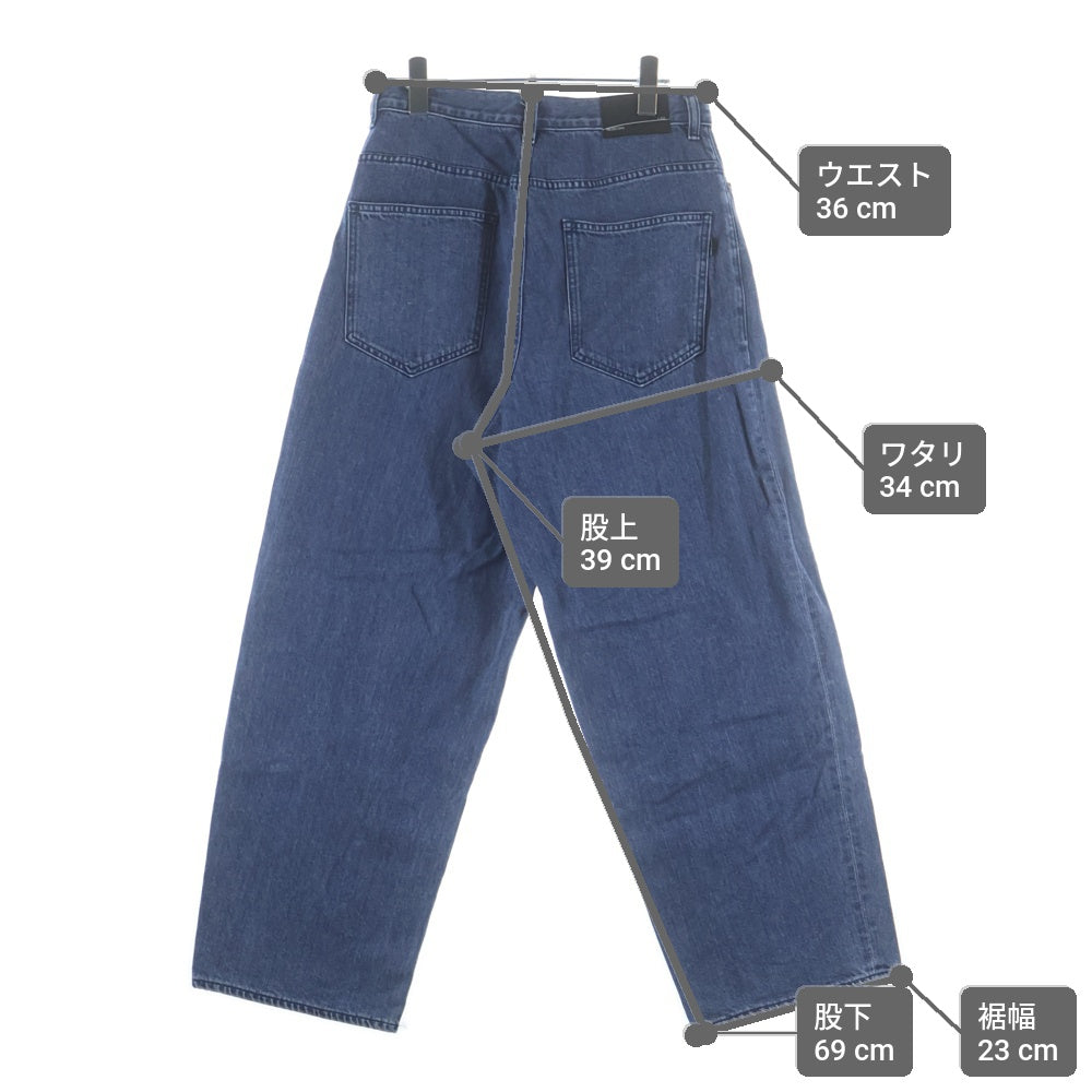 LAD MUSICIAN(ラッドミュージシャン) 12oz Denim Tapered Baggy Pants デニム テーパード バギーパンツ インディゴ 2223-505