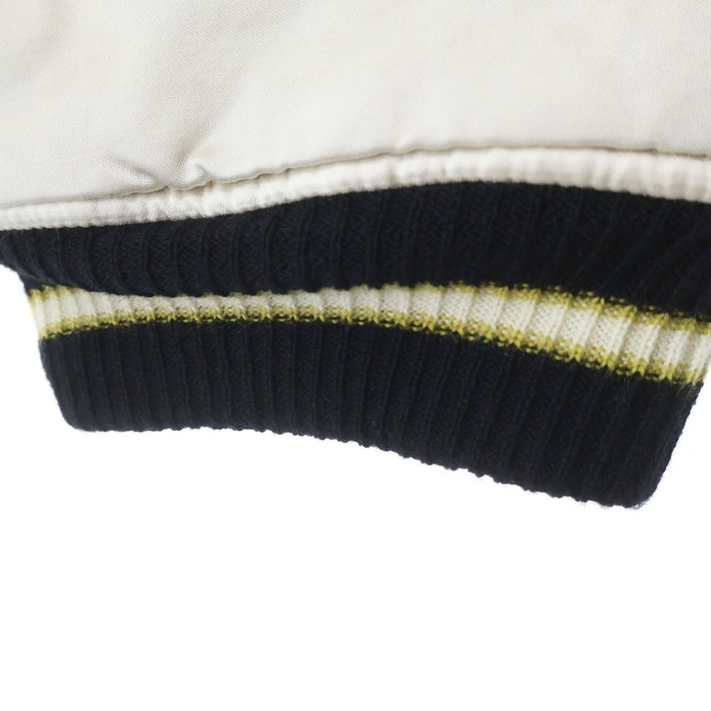 MAISON MIHARAYASUHIRO(メゾンミハラヤスヒロ) 24AW Souvenir Jacket スーベニアジャケット スカジャン ブラック/ホワイト J13BL141