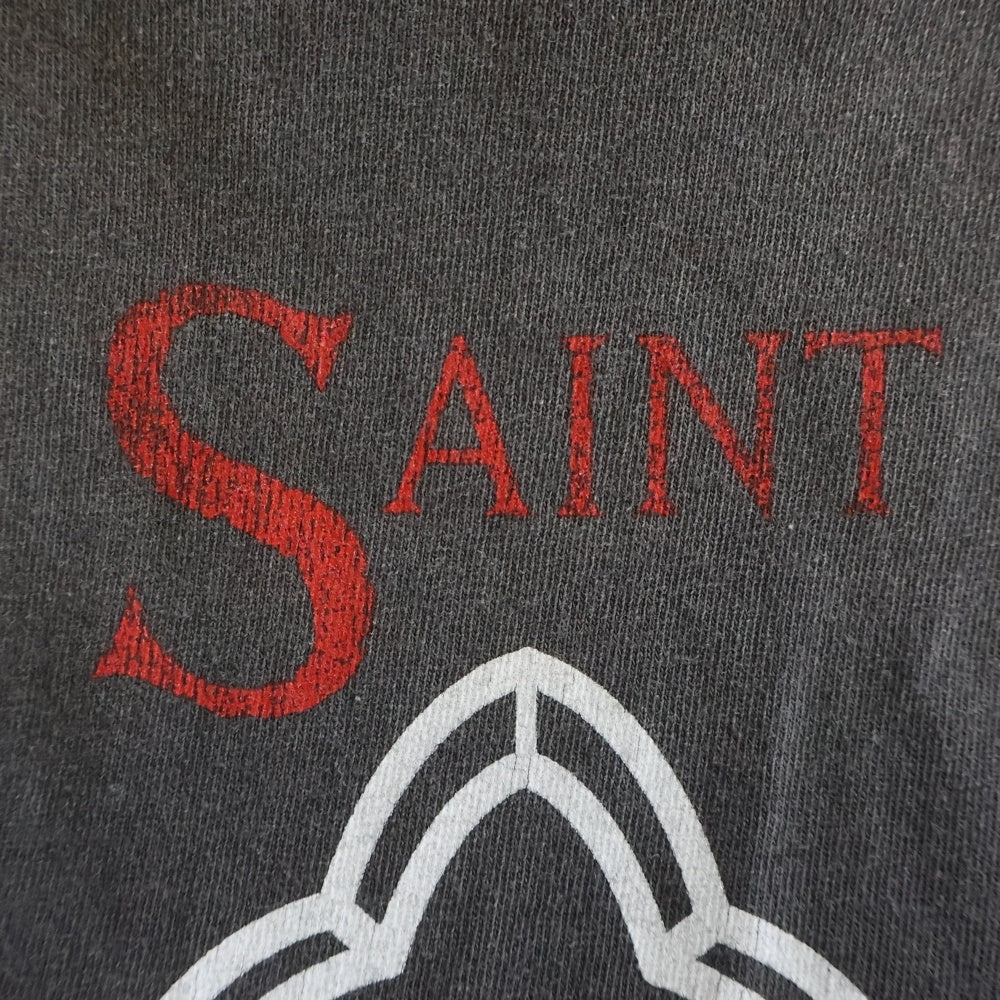 SAINT MICHAEL(セントマイケル) 25SS 2PAC 2PC SS TEE 2パック プリントクルーネック半袖Tシャツ グレー SM-HR8-0000-C14