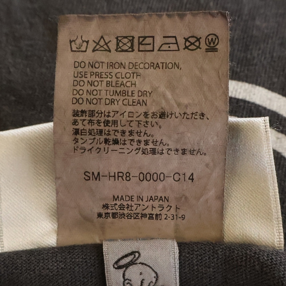SAINT MICHAEL(セントマイケル) 25SS 2PAC 2PC SS TEE 2パック プリントクルーネック半袖Tシャツ グレー SM-HR8-0000-C14