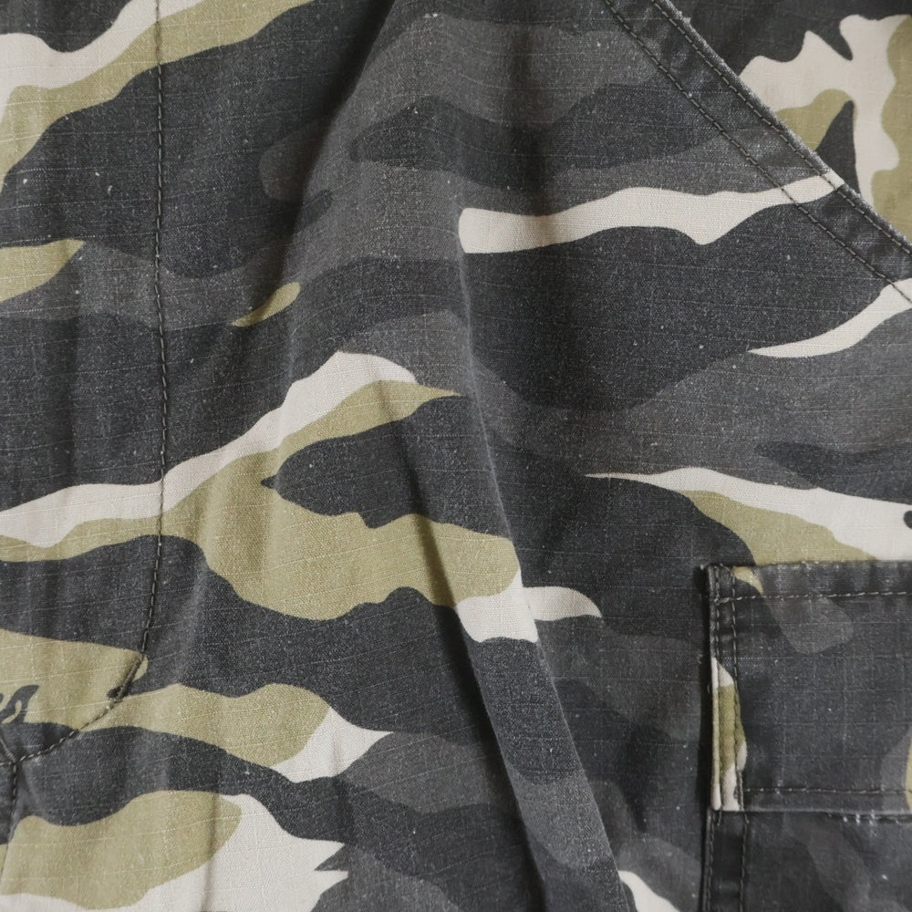 KAMIYA(カミヤ) 25SS CAMOUFLAGE WASH CARGO PANTS カモフラージュ ウォッシュ カーゴパンツ カーキ G14PT016