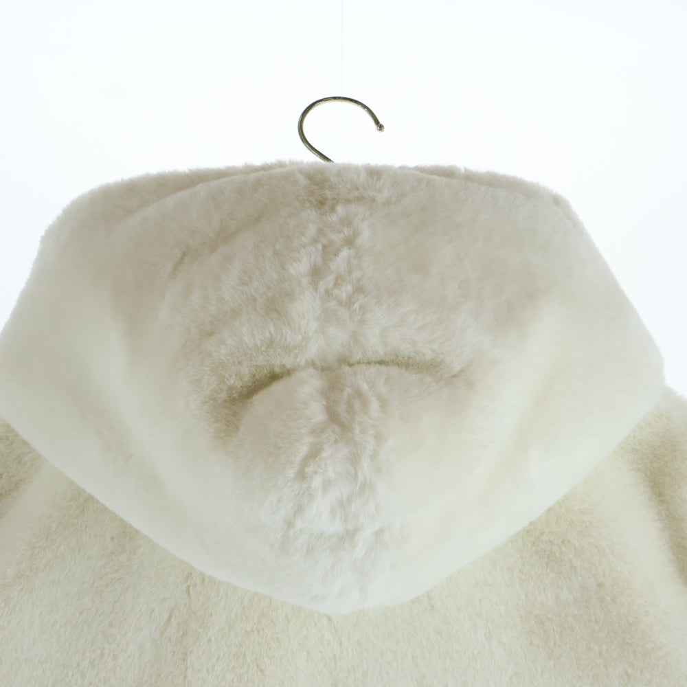 TATRAS(タトラス) Bomos Boa Blouson ボモス ボア フーデッド ジップアップ ブルゾン ホワイト MTAT24A4858-L