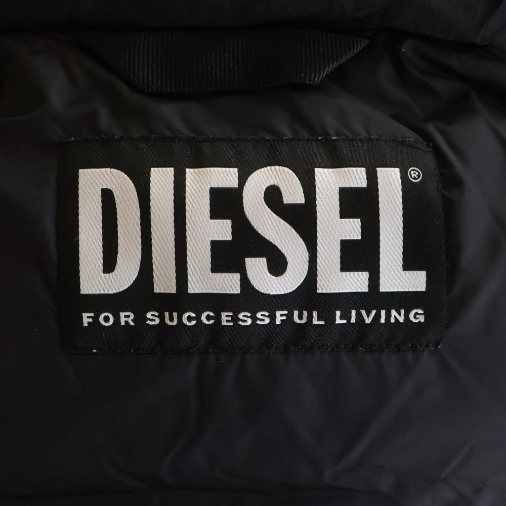 DIESEL(ディーゼル) W-ROLF-SL-NW Dロゴダウンベスト ブラック A06286
