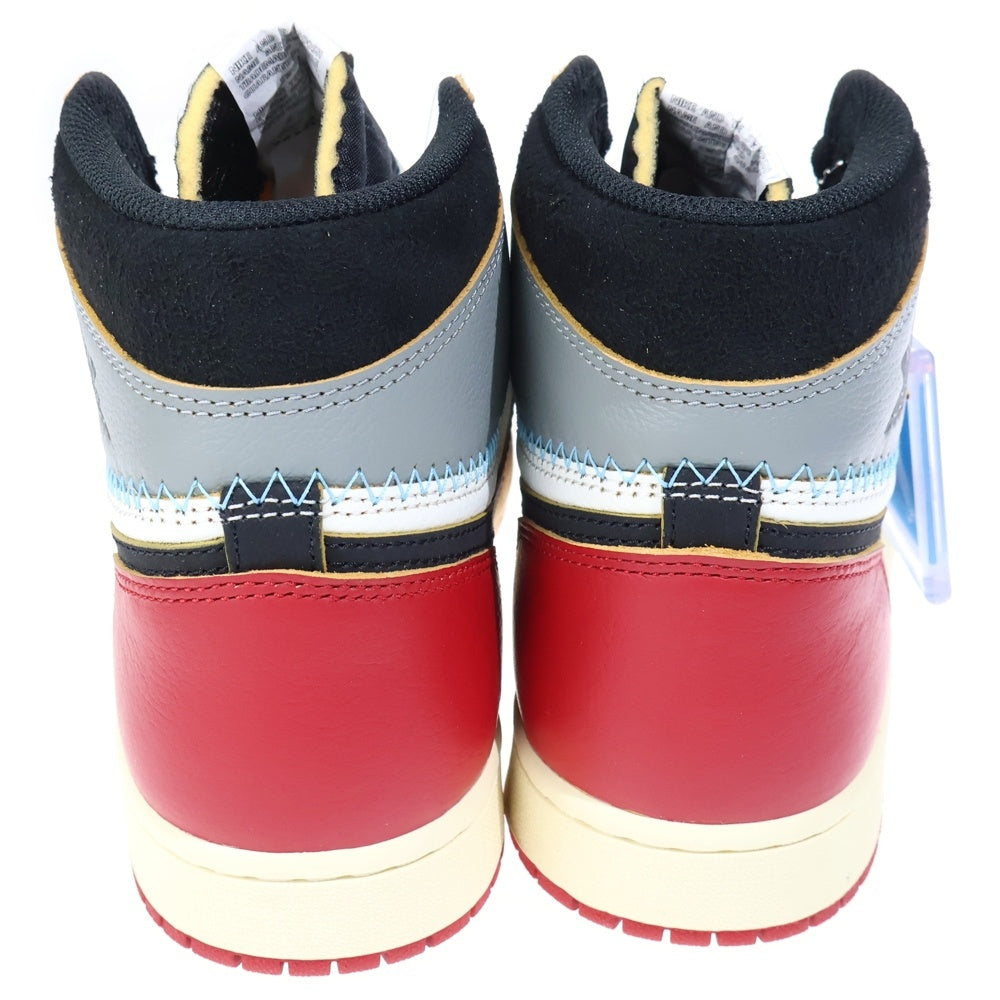 NIKE(ナイキ) ×UNION ユニオン AIR JORDAN 1 RETRO HIGH OG Chicago エアジョーダン1 ハイ ハイカットスニーカー シカゴ レッド/ホワイト US10/28cm HV8563-600