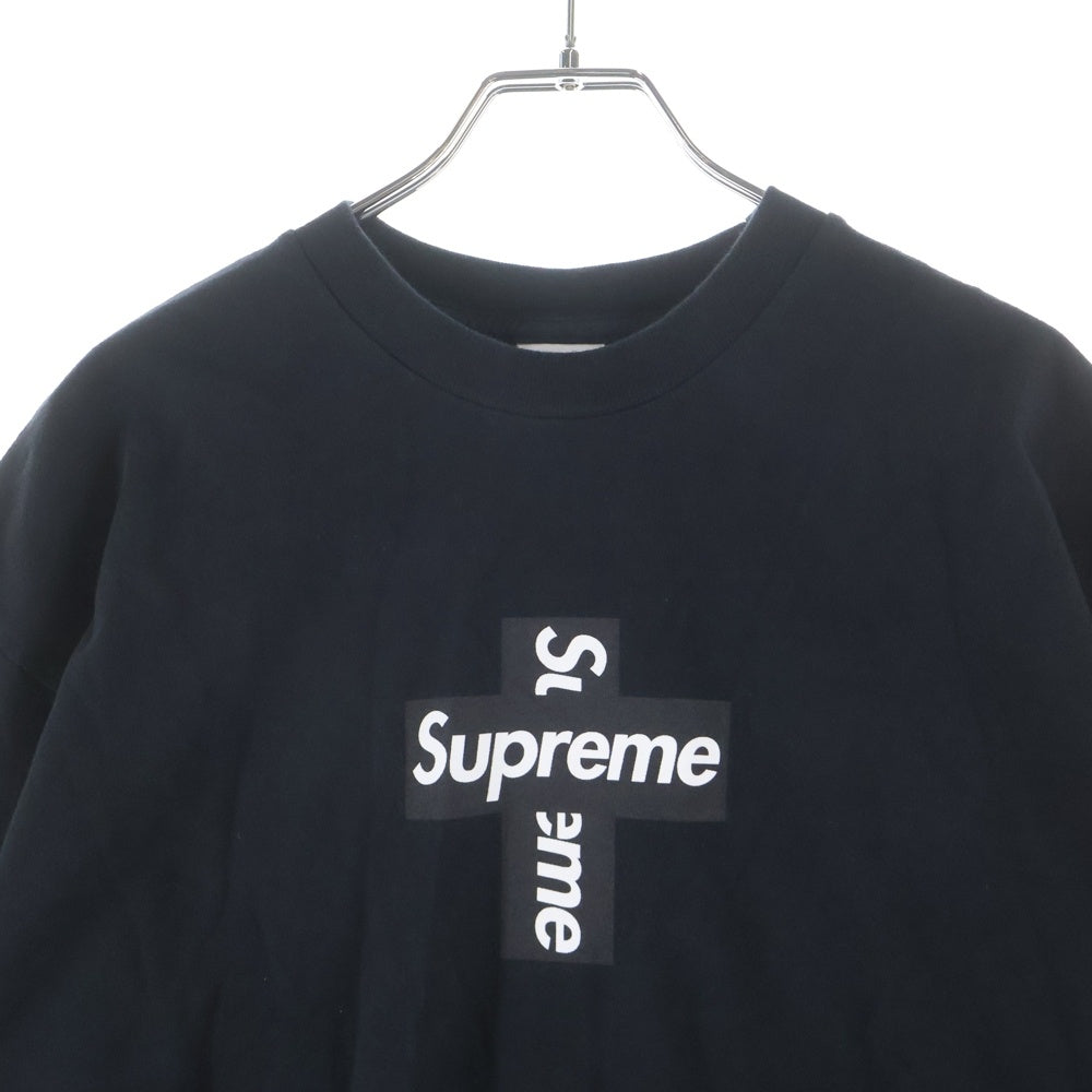 SUPREME(シュプリーム) 20AW Cross Box Logo Tee クロスボックスロゴ プリント 半袖Tシャツ カットソー ブラック