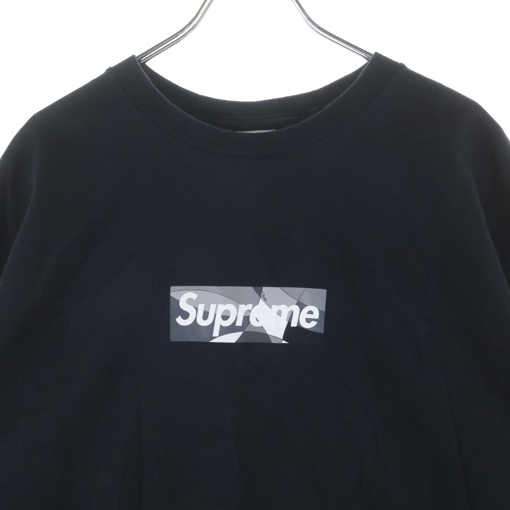 SUPREME(シュプリーム) 21SS Emilio Pucci Box Logo Tee エミリオ・プッチ ボックスロゴ 半袖Tシャツ カットソー ブラック