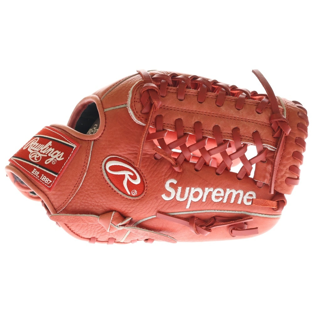 SUPREME(シュプリーム) 12SS Rawlings Glove ローリングス ベースボール グローブ レッド