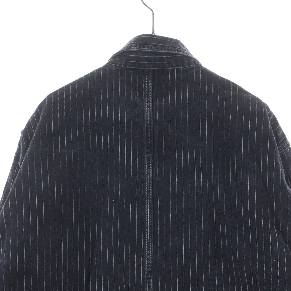 SCHOTT(ショット) OLD HICKORY DENIM JACKET ストライプ オールドヒッコリー デニムジャケット ブラック 782-3952009