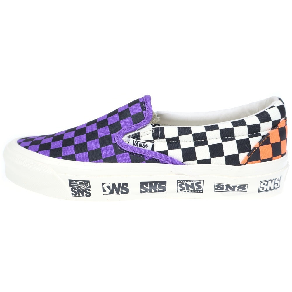 VANS(ヴァンズ) ×SNS Vault Og Classic Slip-O エスエヌエス ボルト クラシック チェッカーボード スリッポン ローカットスニーカー マルチ US9.5/27.5cm VN0A45JK01M1