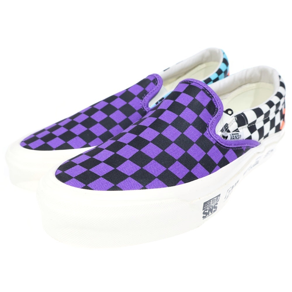 VANS(ヴァンズ) ×SNS Vault Og Classic Slip-O エスエヌエス ボルト クラシック チェッカーボード スリッポン ローカットスニーカー マルチ US9.5/27.5cm VN0A45JK01M1
