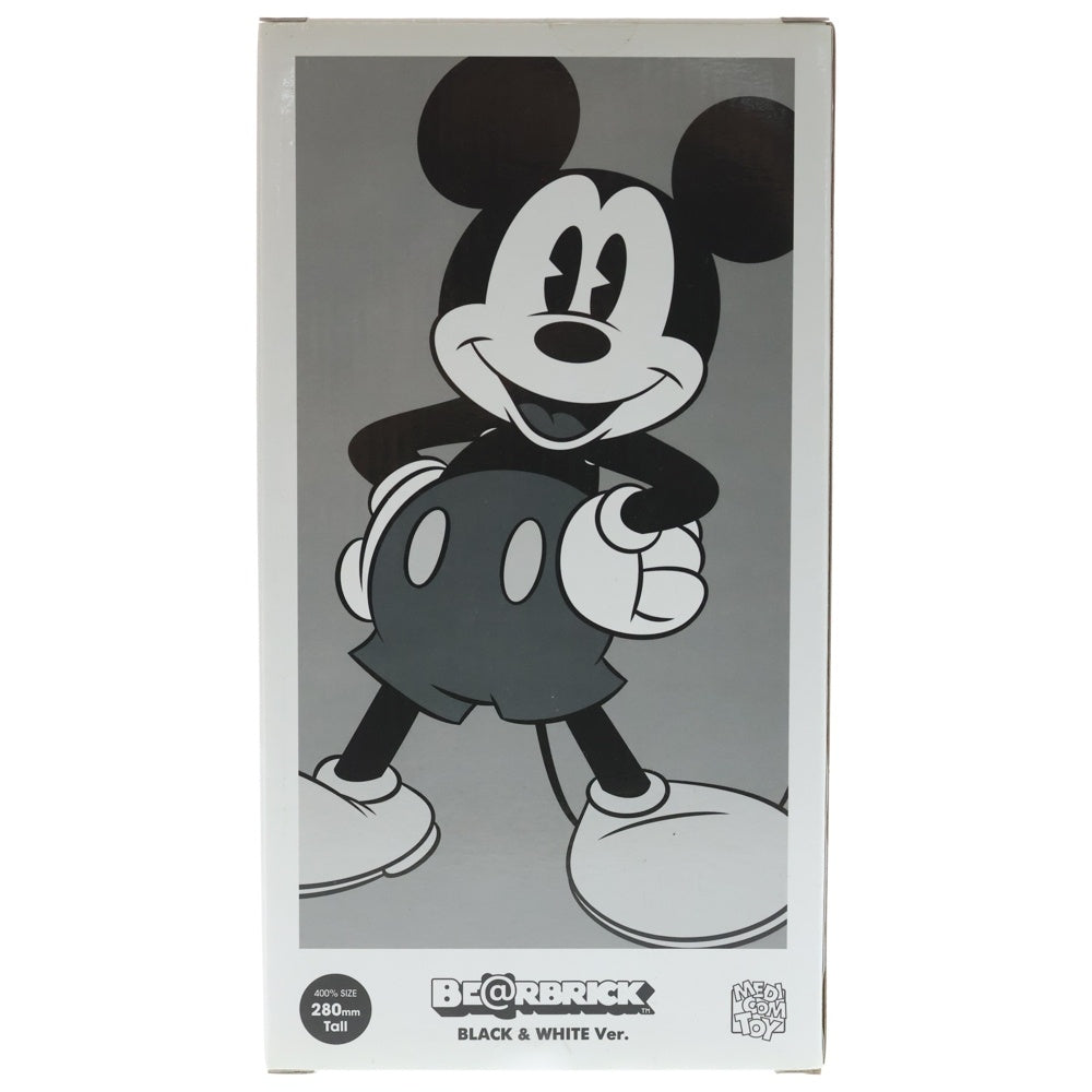 MEDICOM TOY(メディコムトイ) BE@RBRICK MICKEY MOUSE BLACK & WHITE Ver. ベアブリック ミッキーマウス 400% ブラック/ホワイト
