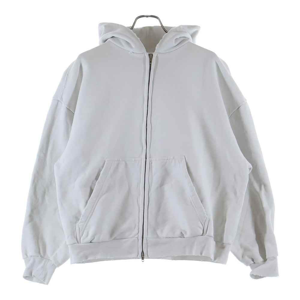 BALENCIAGA(バレンシアガ) 24AW Agaicnelab Hooded Bomber バックロゴプリント ジップアップパーカー フーディー ホワイト 803264 TRVA2