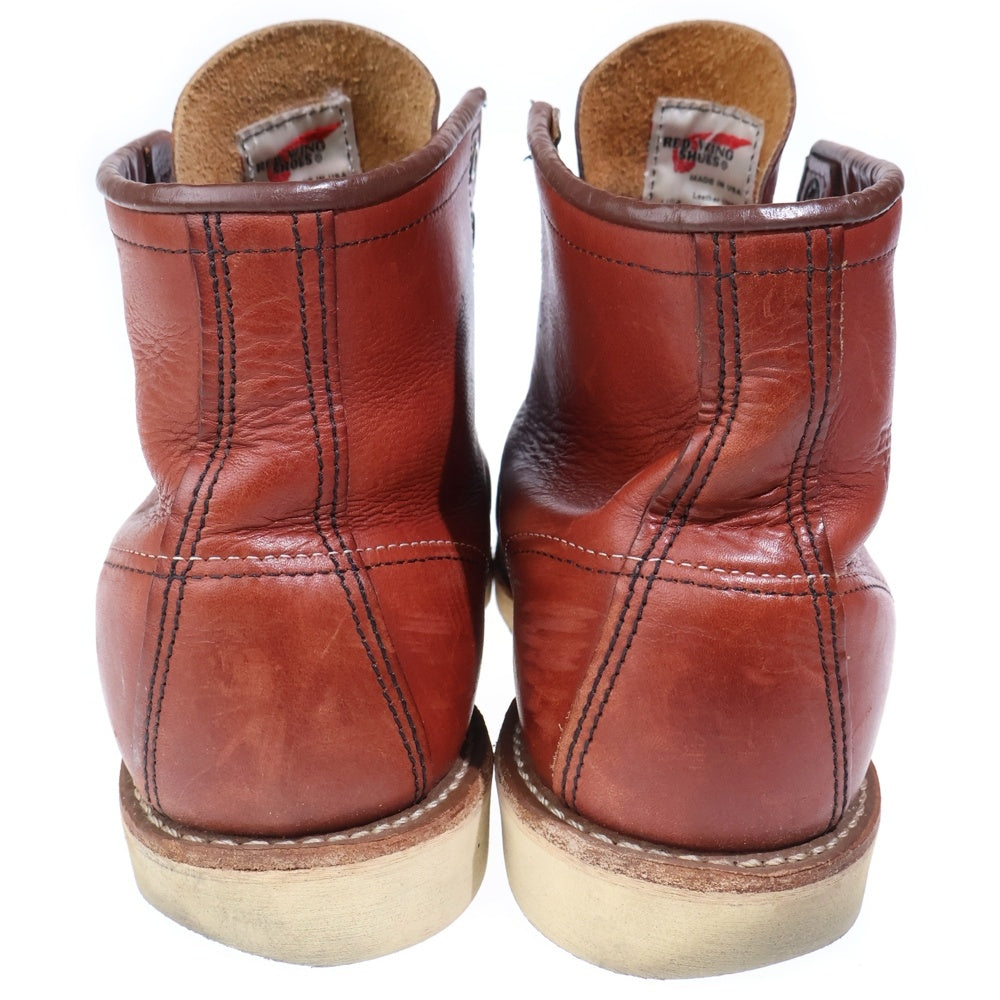 RED WING(レッド ウイング) HERITAGE 6INCH MOC TOE SMITH ヘリテージ モック トゥ スミスレザー ブーツ ブラウン 9106