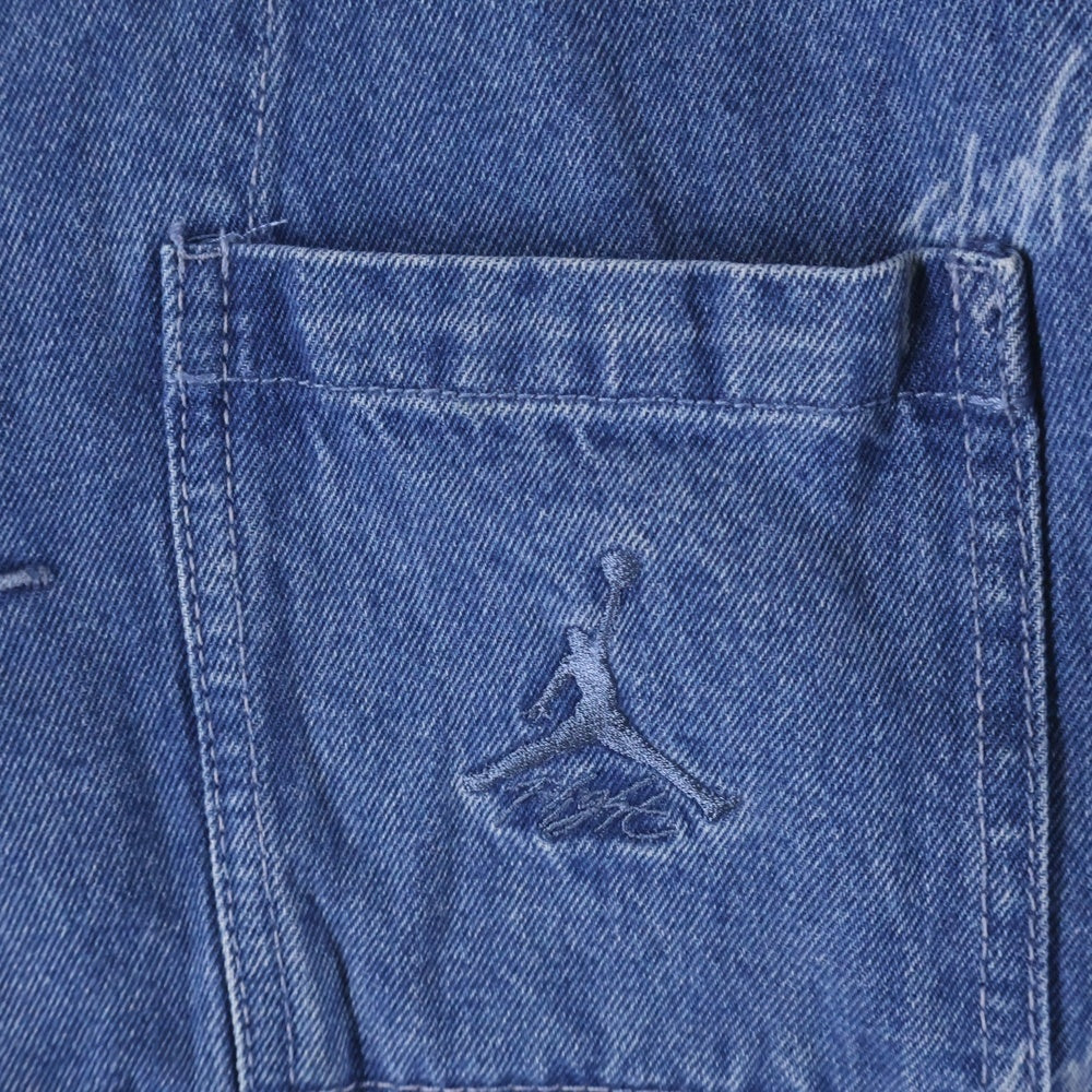 NIKE(ナイキ) Jordan Flight Heritage Denim jacket ジョーダン フライト 総柄 デニムジャケット インディゴ FN4650-436