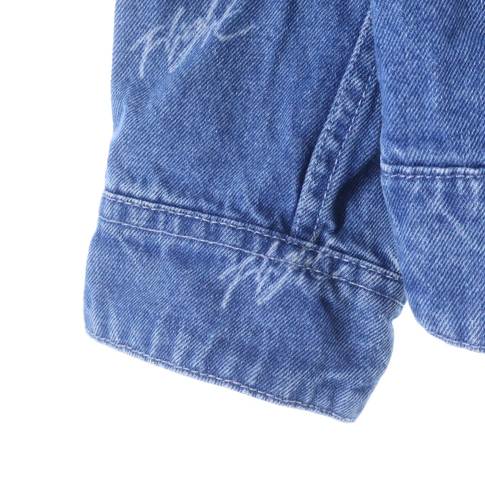 NIKE(ナイキ) Jordan Flight Heritage Denim jacket ジョーダン フライト 総柄 デニムジャケット インディゴ FN4650-436