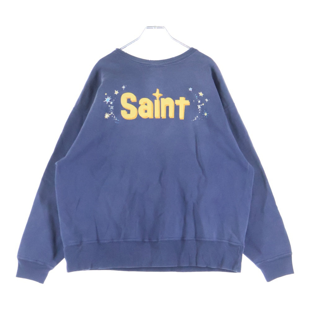 SAINT MICHAEL(セントマイケル) 26SS ディズニー ティンカーベル ヴィンテージ加工 スウェット トレーナー SM-MK-0000-C80