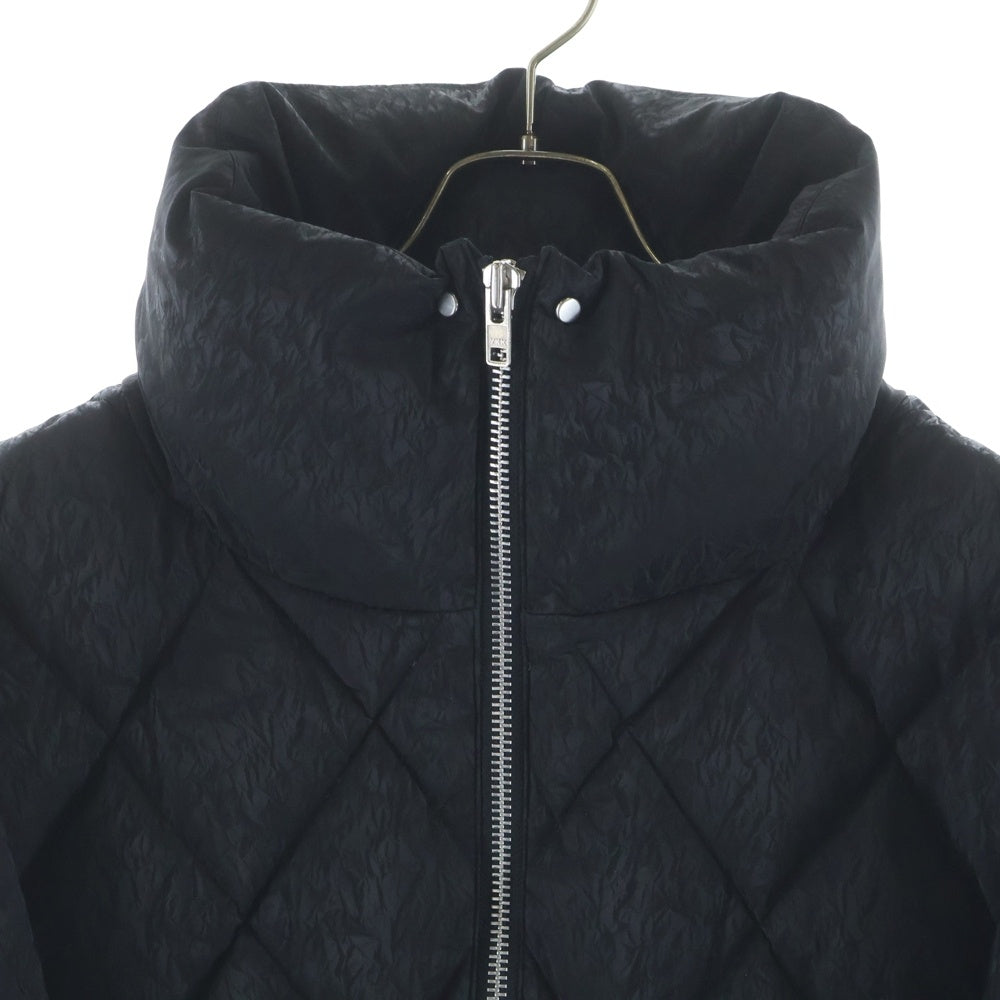 BREATH(ブレス) 25AW FAUX LEATHER SHINY QUILTING DOWN JACKET キルティング ダウンジャケット ブラック BR25AW-00019