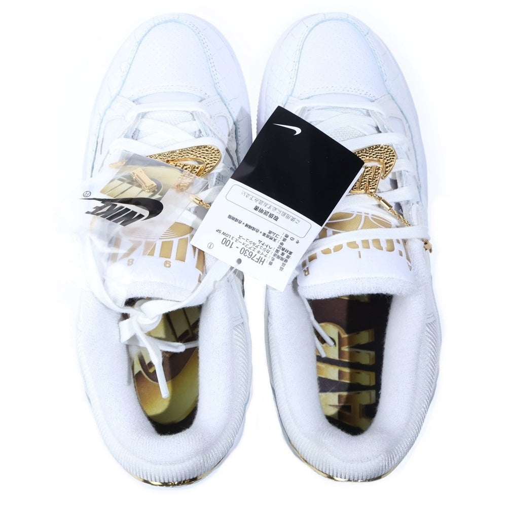 NIKE(ナイキ) × NIGO Air Force 3 Low SP NIGO Heel Logo ニゴー エアフォース ヒールロゴ ローカットスニーカー ホワイト/ゴールド US8.5/26.5cm HF7630-100