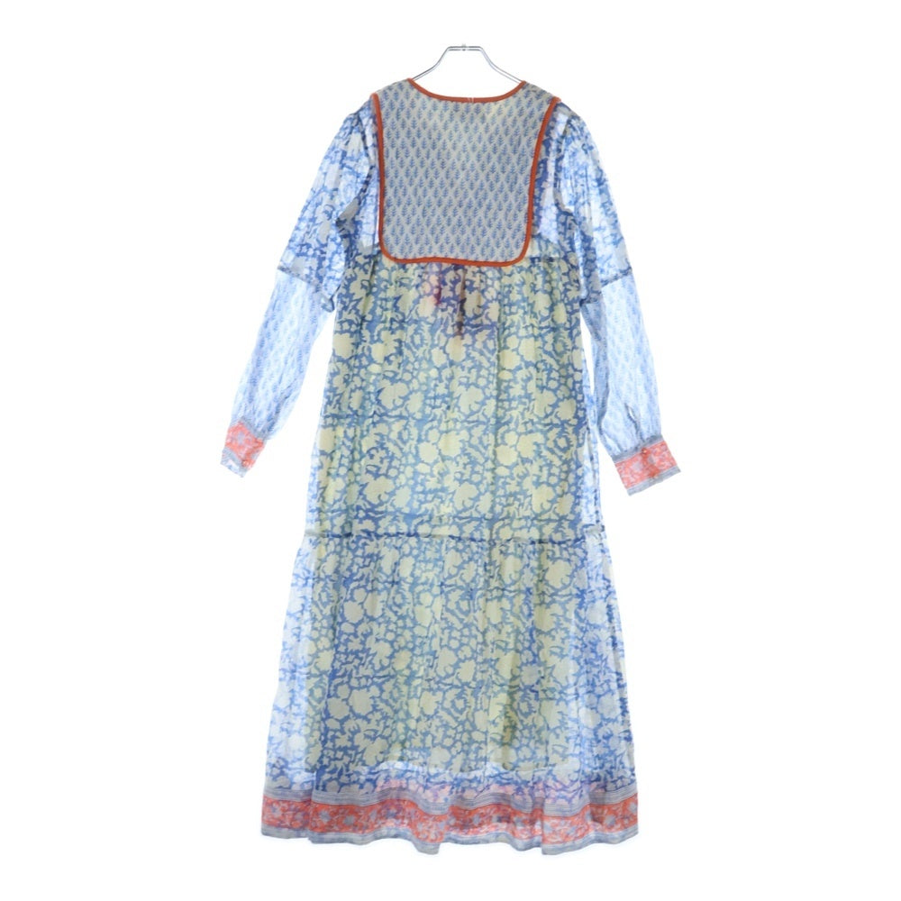 RON HERMAN(ロンハーマン) ×SZ Blockprints Silk Jodhpur Dress エスゼットブロックプリント 別注 シルク ジョドプル ドレス ワンピース マルチ レディース
