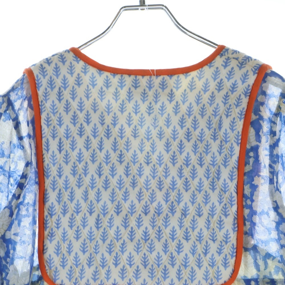 RON HERMAN(ロンハーマン) ×SZ Blockprints Silk Jodhpur Dress エスゼットブロックプリント 別注 シルク ジョドプル ドレス ワンピース マルチ レディース