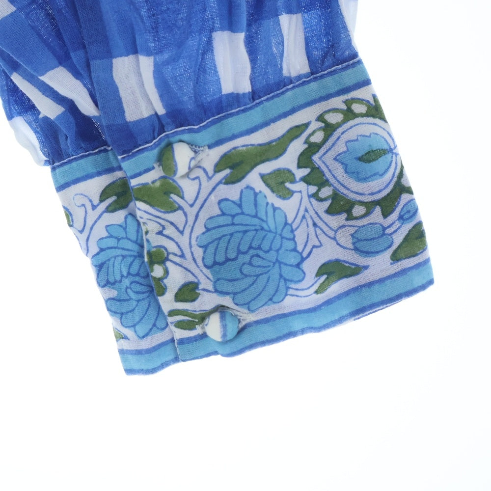 RON HERMAN(ロンハーマン) ×SZ Blockprints Silk Jodhpur Dress エスゼットブロックプリント シルク ジョドプル ドレス ワンピース マルチ レディース